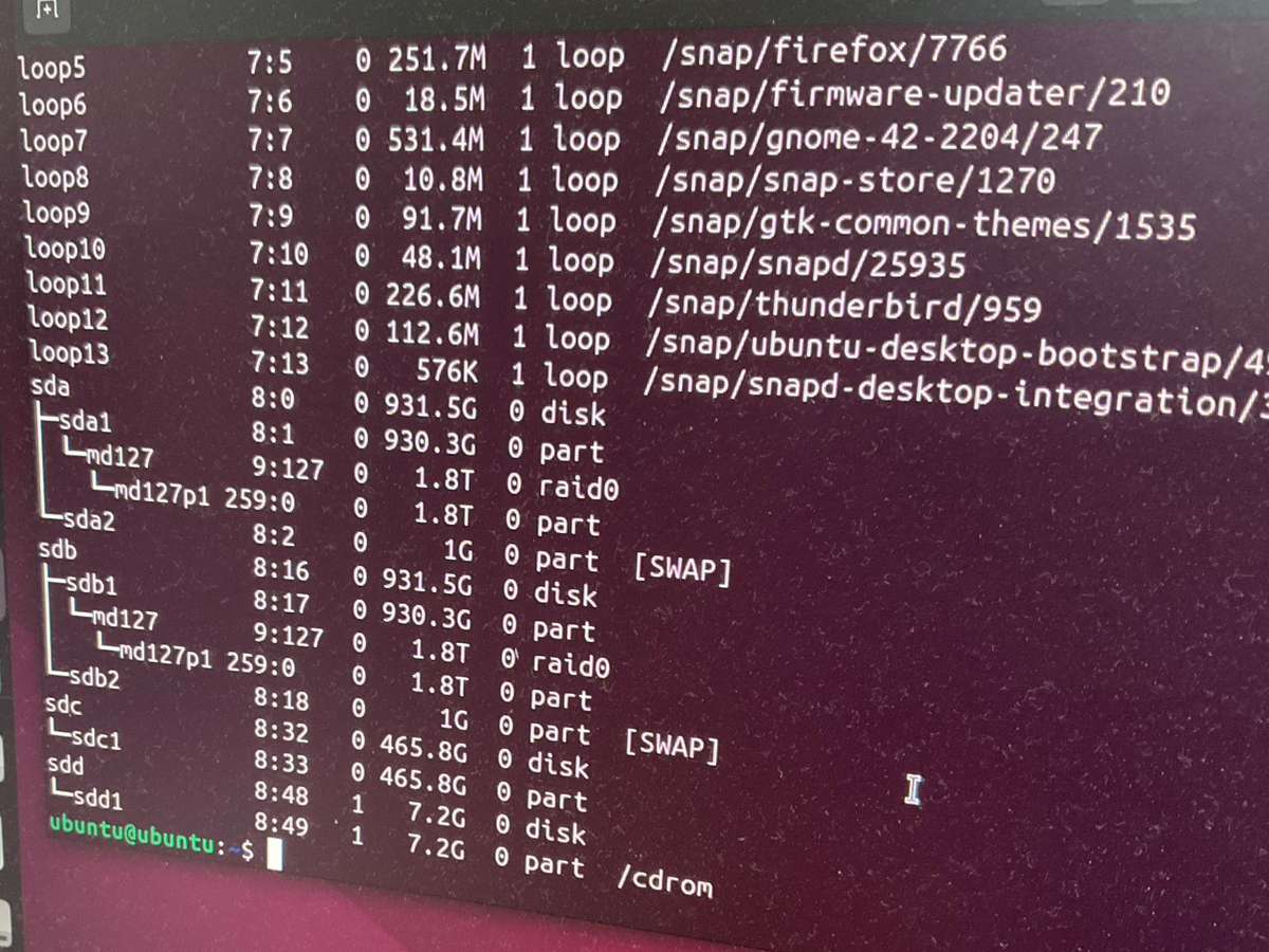 Linuxマウントでワンチャン！？壊れたRAID0のNASからデータを取り出し